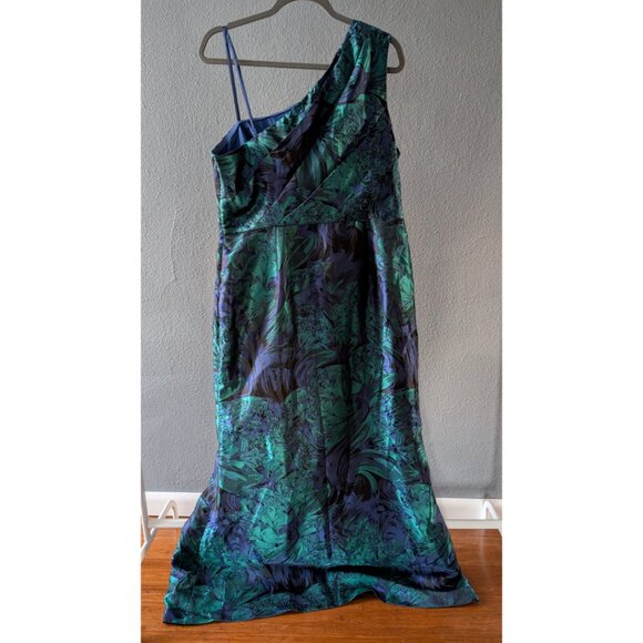 NWT Adrianna Papell Women's One-Shoulder Gown - Sz 16 - Picture 4 of 8